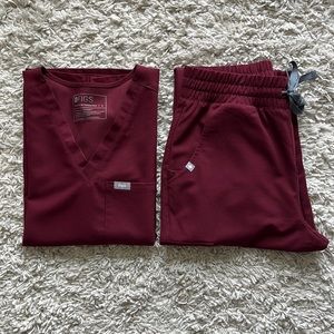 FIGS Women’s Burgundy Scrubs